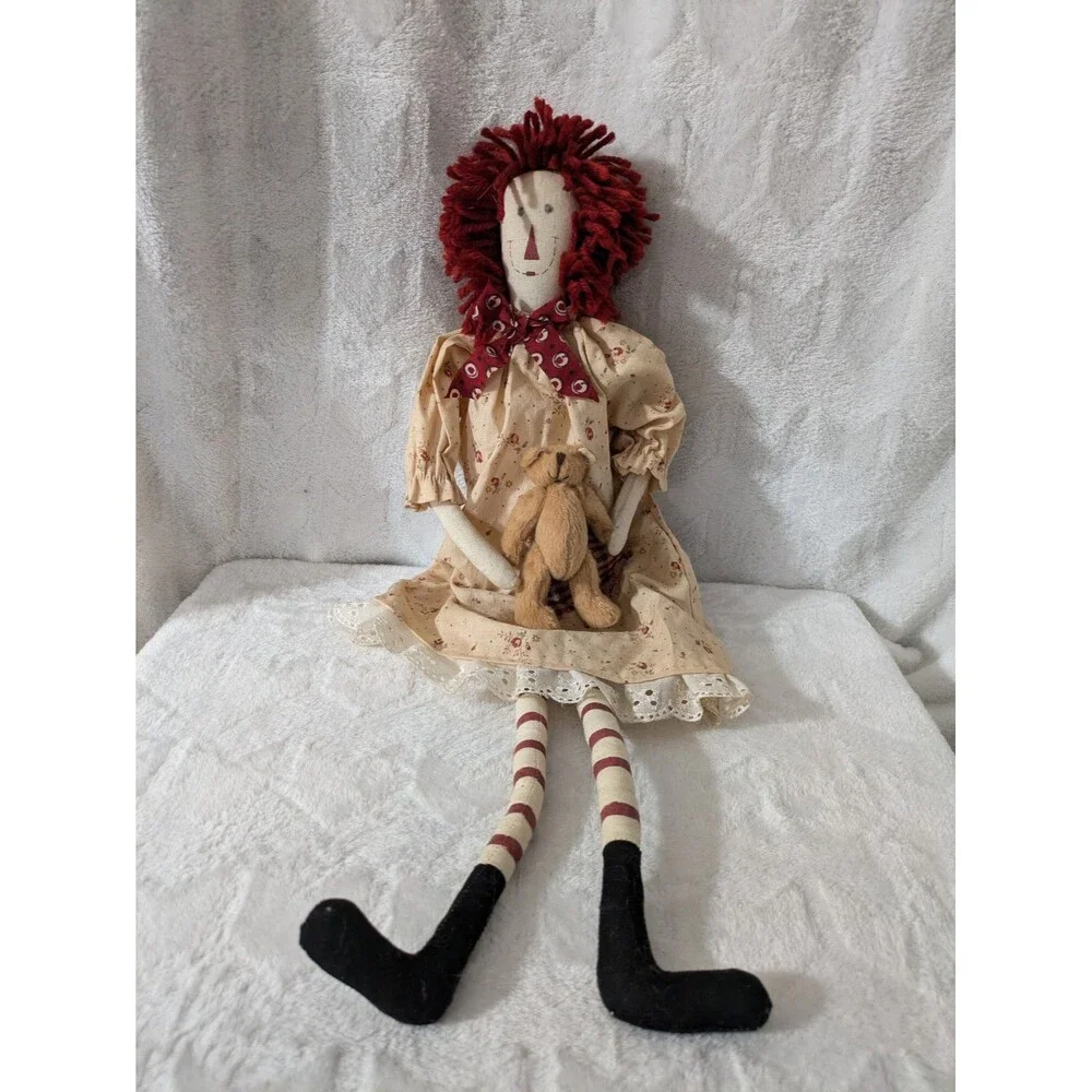 Primitive Raggedy Ann Type 20 Inch Doll